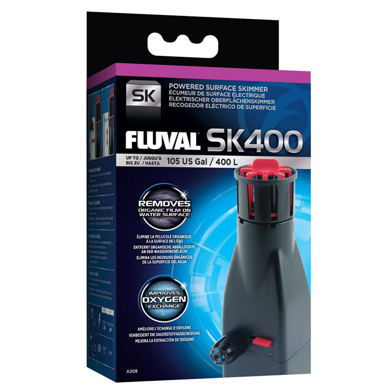 Can the Fluval SK400 Surface Skimmer adjust to fluctuating water levels?