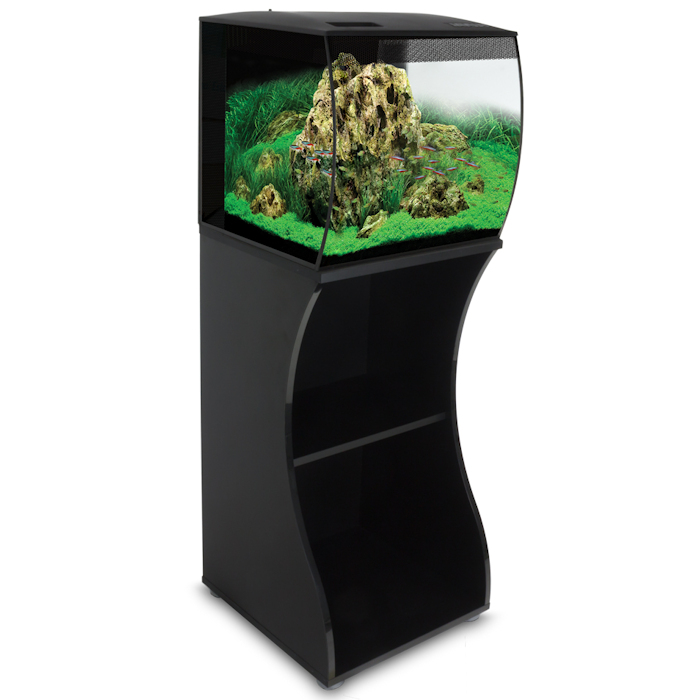 Can the Fluval FLEX 57L Aquarium be used for saltwater fish?